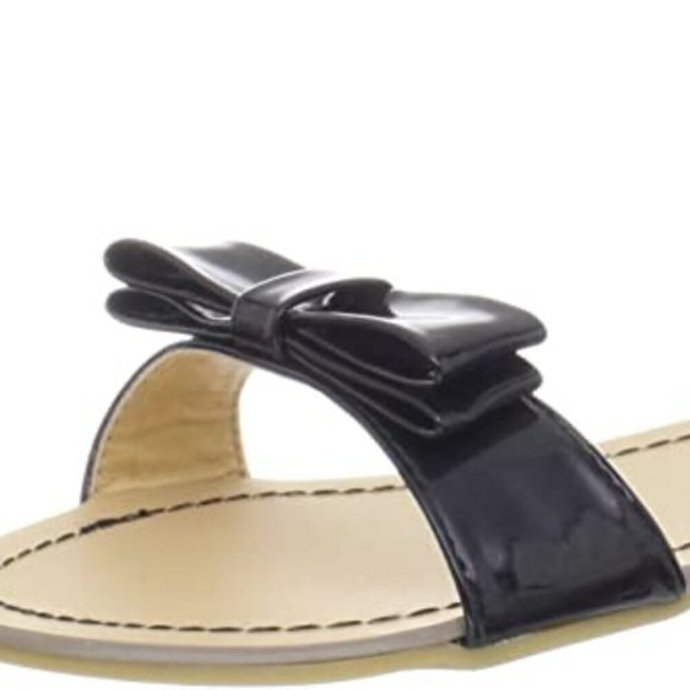 Rampage Womens Sandal 71/2 Blk Slingback Open toe